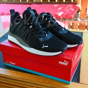 PUMA Mens Pacer Net Cage‎ Trainers Sneakers Running Shoes Black